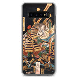 'Musashibo Benkei Fighting Nenoi Oyata' by Yoshitoshi, 1865 - iPhone Case - Samsung Phone Case