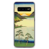 'Lake Suwa, Shinano Province' by Hiroshige, 1858 - Samsung Phone Case