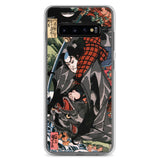 'Miyamoto Musashi Killing A Monster Bat' by Kuniyoshi, ca. 1830 - Samsung Phone Case