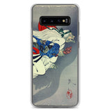 'The Demon Ibaraki Escapes With Its Severed Arm' by Yoshitoshi, 1889 - Samsung Phone Case