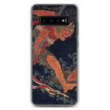 'Kobo Daishi Wards Off A Demon By Reciting The Tantra' by Hokusai, ca. 1840s - Samsung Phone Case