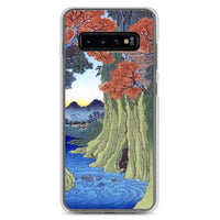 'Kai: Monkey Bridge' by Hiroshige, 1853 - Samsung Phone Case