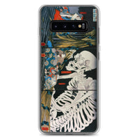 'Takiyasha the Witch and the Skeleton Spectre' (Combined Triptych) by Kuniyoshi, ca. 1844 - Samsung Phone Case