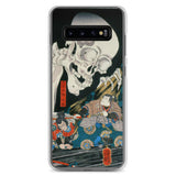 'Takiyasha the Witch and the Skeleton Spectre' (Middle Panel) by Kuniyoshi, ca. 1844 - Samsung Phone Case