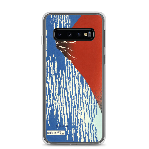'South Wind, Clear Weather' by Hokusai, ca. 1830 - Samsung Phone Case
