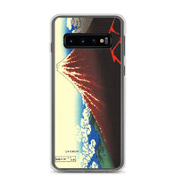 'Storm Beneath the Summit' by Hokusai, ca. 1830 - Samsung Phone Case