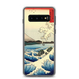 'The Sea at Satta, Suruga' Province' by Hiroshige, 1858 - Samsung Phone Case