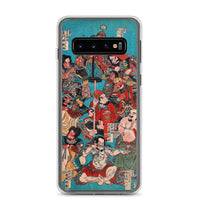 'One Hundred And Eight Heroes of the Shuihuzhuan' (Print 4) by Kuniyoshi, ca. 1830 - Samsung Phone Case