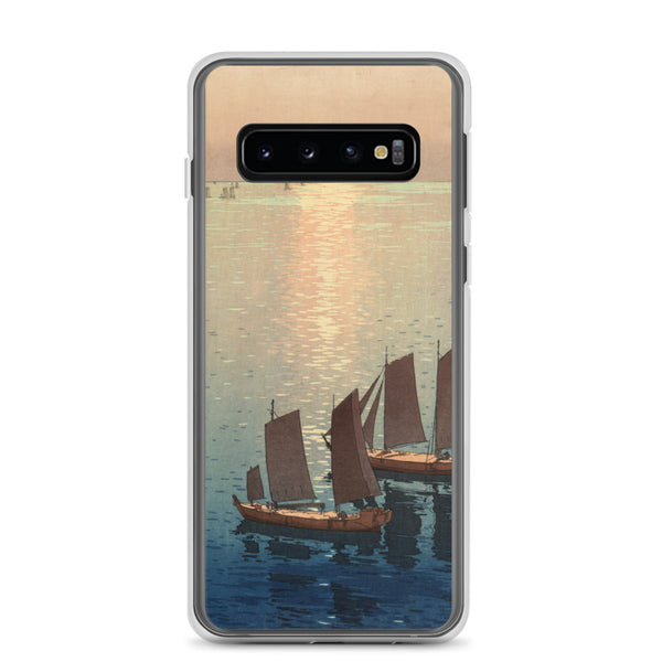 'Glittering Sea' by Yoshida Hiroshi, 1926 - Samsung Phone Case