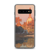 'The Golden Pagoda in Rangoon' by Yoshida Hiroshi, 1931 - Samsung Phone Case