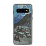 'The Matterhorn At Night' by Yoshida Hiroshi, 1925 - Samsung Phone Case