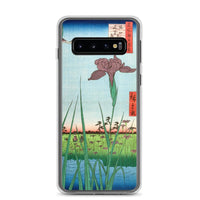 'Horikiri Iris Garden' by Hiroshige, 1857 - Samsung Phone Case