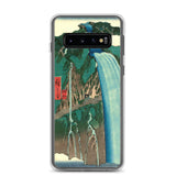 'Shimotsuke: Urami Waterfall on Mount Nikko' by Hiroshige, 1853 - Samsung Phone Case