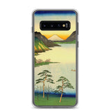 'Lake Suwa, Shinano Province' by Hiroshige, 1858 - Samsung Phone Case