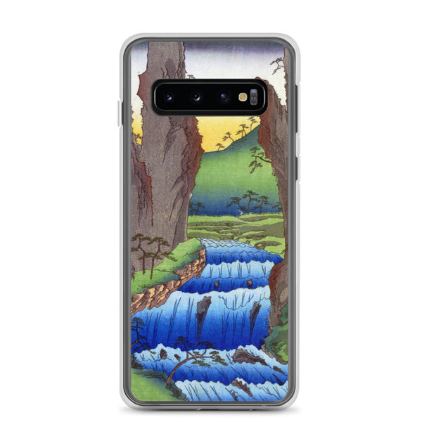 'Bichu: Go Valley' by Hiroshige, 1853 - Samsung Phone Case