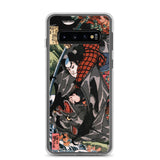 'Miyamoto Musashi Killing A Monster Bat' by Kuniyoshi, ca. 1830 - Samsung Phone Case