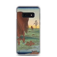 'Kogane Plain in Shimosa Province' by Hiroshige, 1858 - Samsung Phone Case