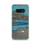 'Washerwomen in Settsu' by Hiroshige, 1857 - Samsung Phone Case