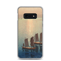 'Glittering Sea' by Yoshida Hiroshi, 1926 - Samsung Phone Case