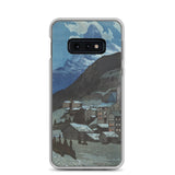 'The Matterhorn At Night' by Yoshida Hiroshi, 1925 - Samsung Phone Case