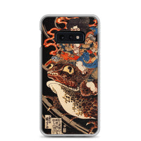 'Tenjiku Tokubei Riding His Fire Toad' by Kuniyoshi, ca. 1828 - Samsung Phone Case