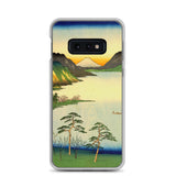 'Lake Suwa, Shinano Province' by Hiroshige, 1858 - Samsung Phone Case