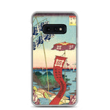 'Kanasugi Bridge and Shibaura' by Hiroshige, 1857 - Samsung Phone Case