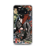 'Miyamoto Musashi Killing A Monster Bat' by Kuniyoshi, ca. 1830 - Samsung Phone Case