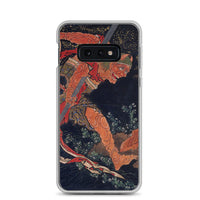 'Kobo Daishi Wards Off A Demon By Reciting The Tantra' by Hokusai, ca. 1840s - Samsung Phone Case