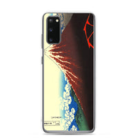 'Storm Beneath the Summit' by Hokusai, ca. 1830 - Samsung Phone Case