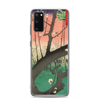 'The Plum Garden in Kameido' by Hiroshige, 1857 - Samsung Phone Case