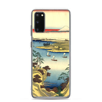 'The Tone River At Konodai' by Hiroshige, 1858 - Samsung Phone Case