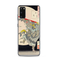 'The Monkey King and the Moon Rabbit' by Yoshitoshi, 1889 - Samsung Phone Case