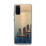 'Glittering Sea' by Yoshida Hiroshi, 1926 - Samsung Phone Case