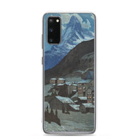 'The Matterhorn At Night' by Yoshida Hiroshi, 1925 - Samsung Phone Case