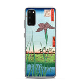 'Horikiri Iris Garden' by Hiroshige, 1857 - Samsung Phone Case