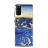 'Awa: Rough Seas At Naruto' by Hiroshige, 1855 - Samsung Phone Case