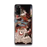 'Samurai Riding A Skull' by Yoshitoshi, 1864 - Samsung Phone Case