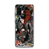 'Miyamoto Musashi Killing A Monster Bat' by Kuniyoshi, ca. 1830 - Samsung Phone Case