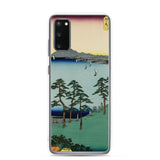 'Oiso: Saigyo's Hermitage at Shigitatsu Marsh' by Hiroshige, 1855 - Samsung Phone Case