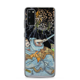 'Minamoto no Yorimitsu Is Attacked By A Demon Spider' by Kuniyoshi, ca. 1820 - Samsung Phone Case