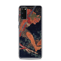 'Kobo Daishi Wards Off A Demon By Reciting The Tantra' by Hokusai, ca. 1840s - Samsung Phone Case