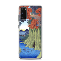 'Kai: Monkey Bridge' by Hiroshige, 1853 - Samsung Phone Case