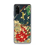 'Snow At Yoshino' (Left Panel) by Yoshitoshi, 1867 Samsung Phone Case