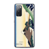 'Inume Pass in Kai Province' by Hokusai, ca. 1830 - Samsung Phone Case