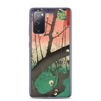 'The Plum Garden in Kameido' by Hiroshige, 1857 - Samsung Phone Case