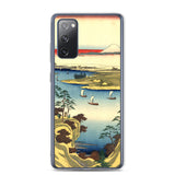 'The Tone River At Konodai' by Hiroshige, 1858 - Samsung Phone Case