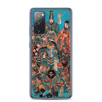 'One Hundred And Eight Heroes of the Shuihuzhuan' (Print 1) by Kuniyoshi, ca. 1830 - Samsung Phone Case