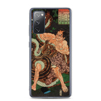 'The Cypress Pillar: Sagi-ike Heikuro' by Kuniyoshi, ca. 1855 - Samsung Phone Case