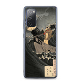 'Benkei Calming The Waves At Daimotsu Bay' by Yoshitoshi, ca. 1885 - Samsung Phone Case